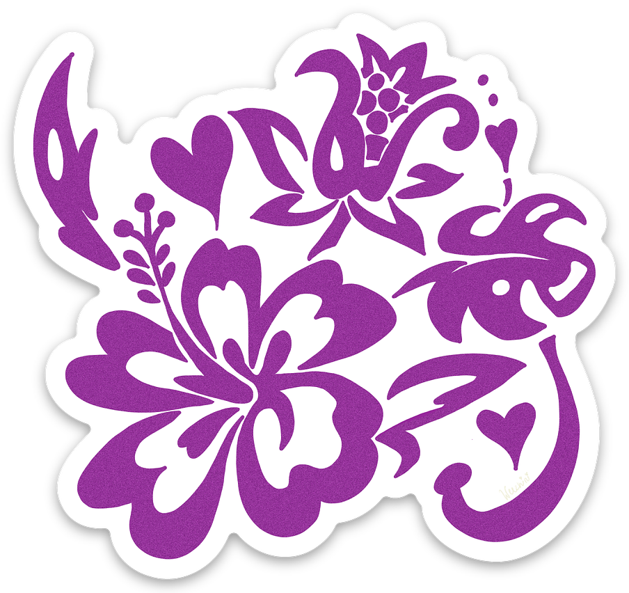orchid crush sticker