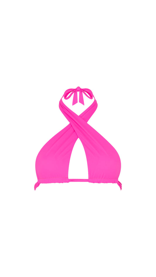 "You Decide Tie" Hot AF Pink